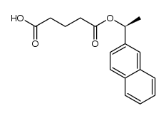 (S)-5-(1-(naphthalen-2-yl)ethoxy)-5-oxopentanoic acid Structure