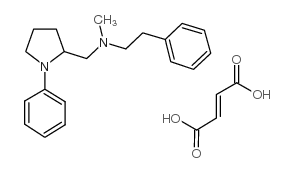 2-Pyrrolidinemethanamine, N-methyl-1-phenyl-N-(2-phenylethyl)-, (-)-,(E)-2-butenedioate (1:1) picture