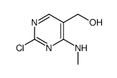 (2-chloro-4-(methylamino)pyrimidin-5-yl)methanol Structure