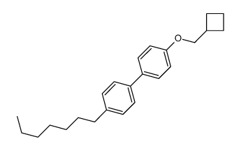 1-(cyclobutylmethoxy)-4-(4-heptylphenyl)benzene Structure