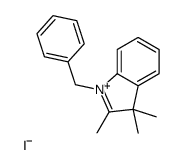 1-benzyl-2,3,3-trimethylindol-1-ium,iodide Structure