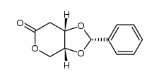 3,4-O-(R)-benzylidene-2-deoxy-D-erythro-ribono-1,5-lactone结构式