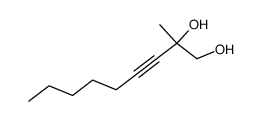 2-methyl-non-3-yne-1,2-diol Structure