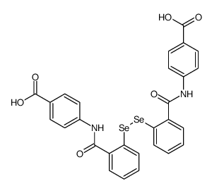 4-[[2-[[2-[(4-carboxyphenyl)carbamoyl]phenyl]diselanyl]benzoyl]amino]benzoic acid Structure