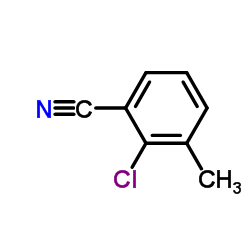 2-Chloro-3-methylbenzonitrile Structure