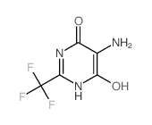 5-氨基-2-(三氟甲基)嘧啶-4,6-二醇结构式