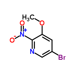 5-Bromo-3-methoxy-2-nitro-pyridine Structure