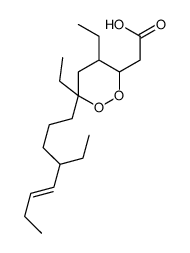 4,6-diethyl-6-(4-ethyl-5-octenyl)-1,2-dioxane-3-acetic acid picture