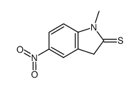 2H-Indole-2-thione,1,3-dihydro-1-methyl-5-nitro-结构式