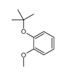 1-methoxy-2-[(2-methylpropan-2-yl)oxy]benzene Structure