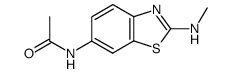 Acetamide, N-[2-(methylamino)-6-benzothiazolyl]- (8CI) Structure