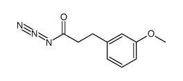 3-(3-methoxyphenyl)propanoyl azide Structure