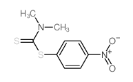 Carbamodithioic acid,dimethyl-, 4-nitrophenyl ester (9CI)结构式