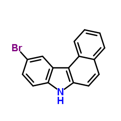 10-溴-7H-苯并[C]咔唑结构式