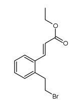 ethyl 3-(2-(2-bromoethyl)phenyl)acrylate结构式