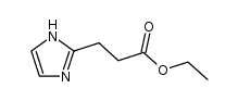 3-(1H-咪唑-2-基)丙酸乙酯结构式