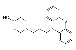 1-(3-phenothiazin-10-ylpropyl)piperidin-4-ol结构式