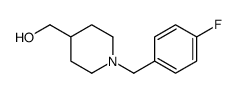 [1-(4-氟-苄基)-哌啶-4-基]-甲醇结构式