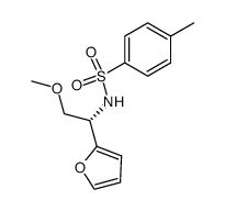 (S)-1-(2-Furyl)-2-methoxy-N-tosylethylamine Structure