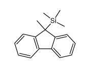 trimethyl-(9-methyl-fluoren-9-yl)-silane Structure
