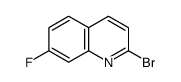 2-溴-7-氟喹啉结构式