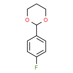 1,3-Dioxane,2-(4-fluorophenyl)-(9CI)结构式