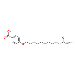 4-{[9-(Acryloyloxy)nonyl]oxy}benzoic acid Structure