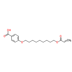 4-{[9-(Acryloyloxy)nonyl]oxy}benzoic acid结构式