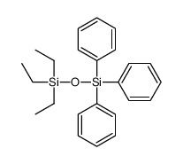 triethyl(triphenylsilyloxy)silane结构式