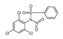N-nitro-N-(2,4,6-trichlorophenyl)benzenesulfonamide结构式