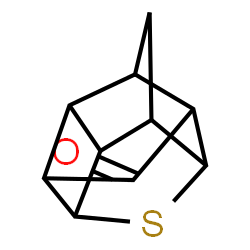 Octahydro-1,3,5-ethan[1]yl[2]ylidene-2-thiacyclobuta[cd]pentalen-7-one Structure