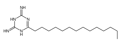 6-tetradecyl-1,3,5-triazine-2,4-diamine Structure