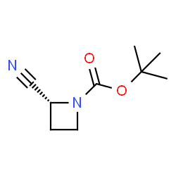 tert-butyl (2R)-2-cyanoazetidine-1-carboxylate Structure