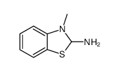 Benzothiazoline, 2-amino-3-methyl- (8CI)结构式