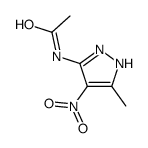 Acetamide,N-(5-methyl-4-nitro-1H-pyrazol-3-yl)- Structure