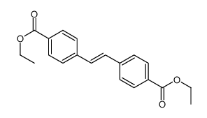 ethyl 4-[2-(4-ethoxycarbonylphenyl)ethenyl]benzoate结构式