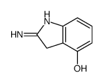 3H-Indol-4-ol,2-amino-(9CI) Structure