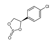 (4R)-4-(4-chlorophenyl)-1,3,2-dioxathiolane 2-oxide结构式