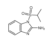 1-(propane-2-sulfonyl)-1H-benzimidazole-2-ylamine Structure