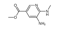 methyl 5-amino-6-methylamino-nicotinate Structure