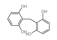 2,2'-methylenebis-1,3-Benzenediol (en)结构式