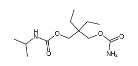2,2-Diethyl-1,3-propanediol 1-carbamate 3-isopropylcarbamate结构式