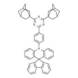 10-[4-[4,6-Di(1-adamantyl)-1,3,5-triazin-2-yl]phenyl]-10H-spiro[acridine-9,9'-fluorene] Structure