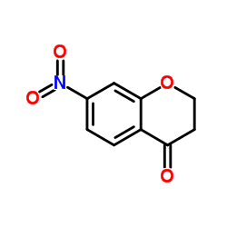 6-nitrochroman-4-one Structure