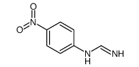 N'-(4-nitrophenyl)methanimidamide结构式