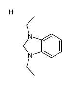 1,3-diethyl-1,2-dihydrobenzimidazol-1-ium,iodide Structure