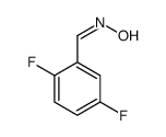 Benzaldehyde, 2,5-difluoro-, oxime (9CI) structure