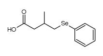 3-methyl-4-(phenylseleno)butanoic acid Structure