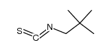 1-isothiocyanato-2,2-dimethylpropane结构式