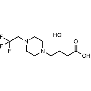 4-(4-(2,2,2-Trifluoroethyl)piperazin-1-yl)butanoic acid (hydrochloride) picture